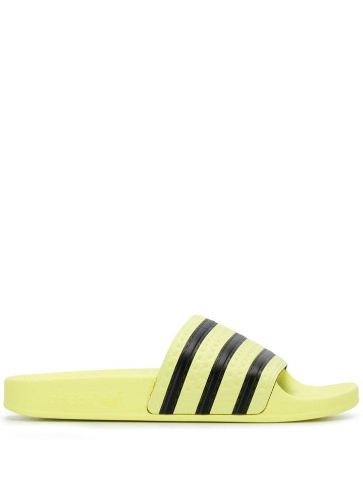 Adidas Adilette W Sliders - Yellow