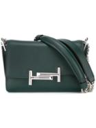 Tod's Double T Shoulder Bag, Women's, Green