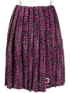 Prada Pleated Skirt - Pink & Purple