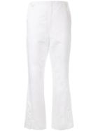 Marni - Double Bonded Sailor Trousers - Women - Cotton/linen/flax - 42, White, Cotton/linen/flax