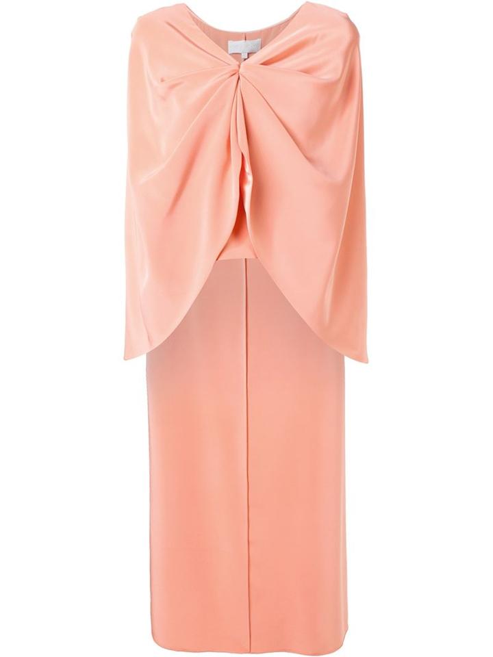 Christian Siriano Drop Back Cape-blouse