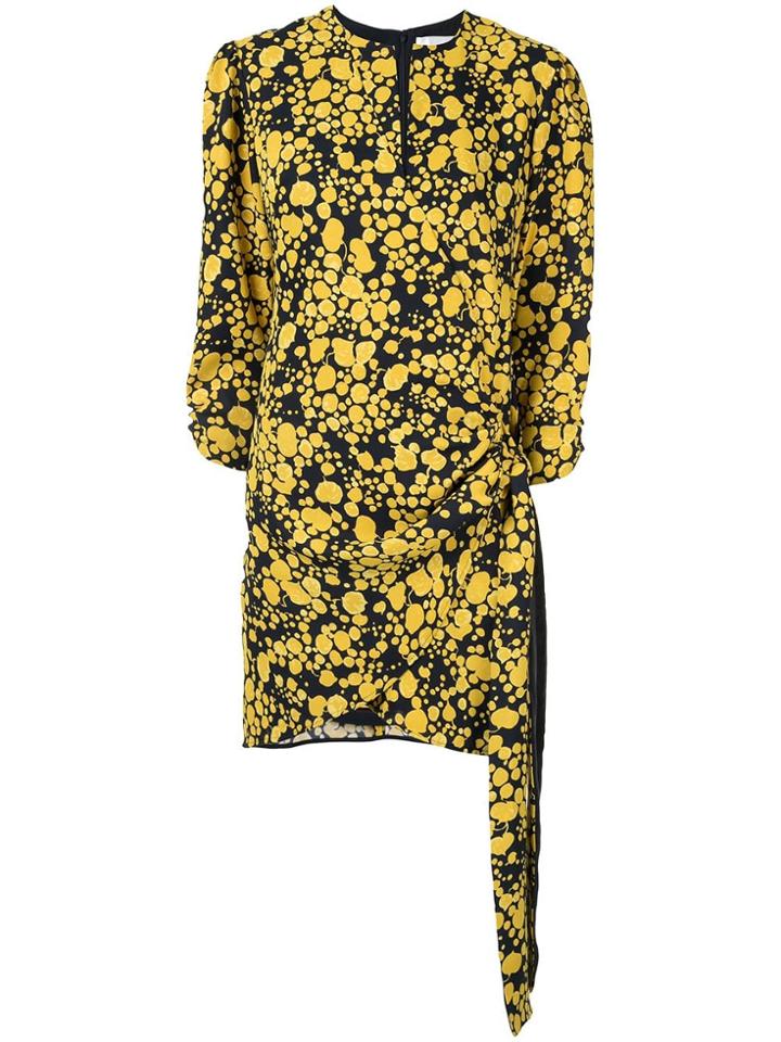 Victoria Victoria Beckham Side Tie Dress - Yellow