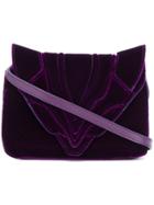 Elena Ghisellini Envelope Cross Body Bag - Pink & Purple