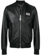 Philipp Plein Embroidered Logo Jacket - Black