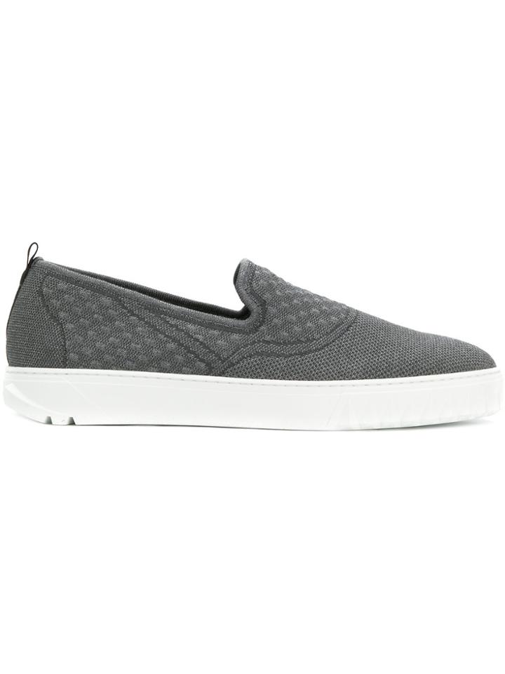 Salvatore Ferragamo Clay Sneakers - Grey