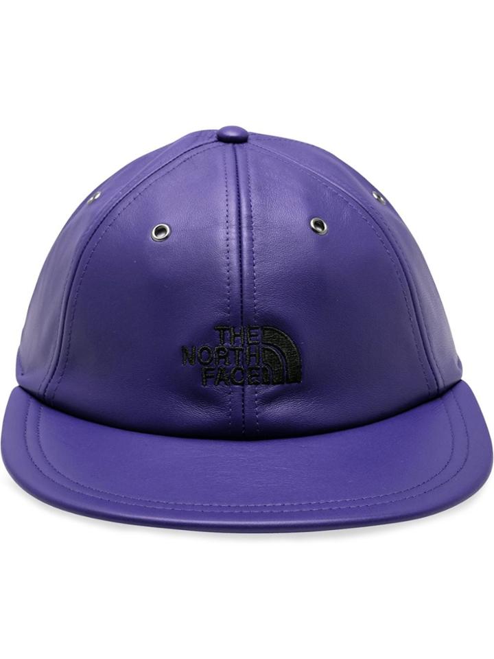 Supreme Tnf Leather 6-panel Su5937 - Purple