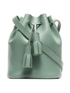 Building Block Green Bucket Mini Leather Shoulder Bag