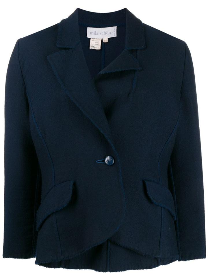 A.n.g.e.l.o. Vintage Cult 1970s Mila Schon's Curvy Buttoned Jacket -