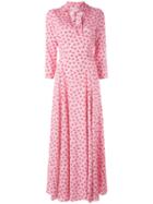 P.a.r.o.s.h. Star Print Dress, Women's, Size: Large, Pink/purple, Silk/spandex/elastane