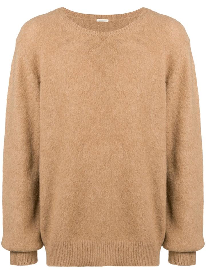 Massimo Alba Knit Hair Sweater - Nude & Neutrals