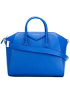 Givenchy Medium Antigona Tote Bag, Women's, Blue, Leather