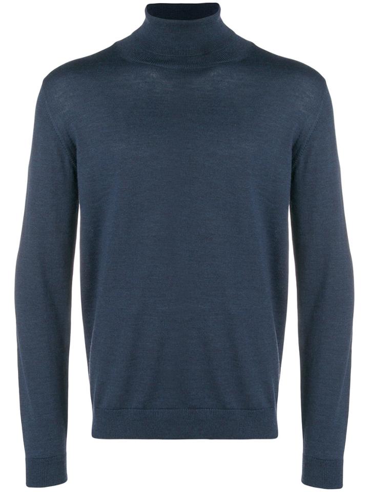 Roberto Collina Roll-neck Sweater - Blue