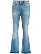 R13 High Waisted Bootcut Jeans - Blue