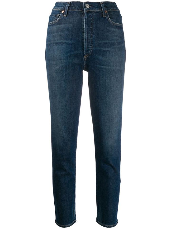 Citizens Of Humanity Olivia High-rise Slim Jeans - Blue