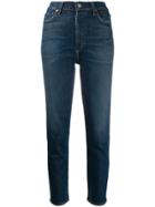 Citizens Of Humanity Olivia High-rise Slim Jeans - Blue