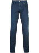 Brunello Cucinelli Slim Fit Trousers - Blue