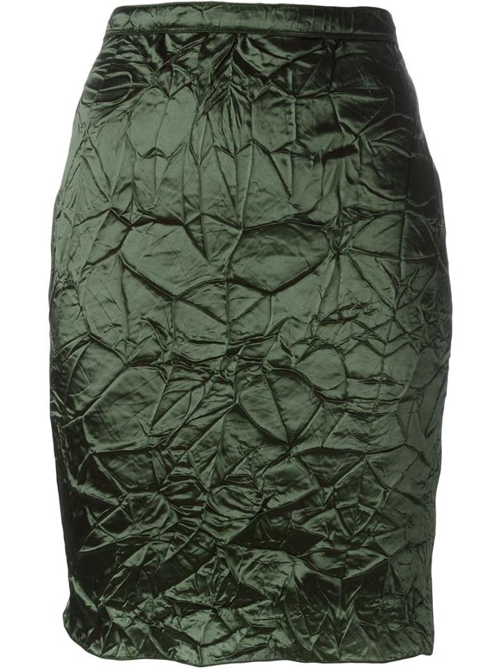 Nina Ricci Crease Effect Skirt
