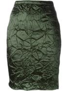 Nina Ricci Crease Effect Skirt