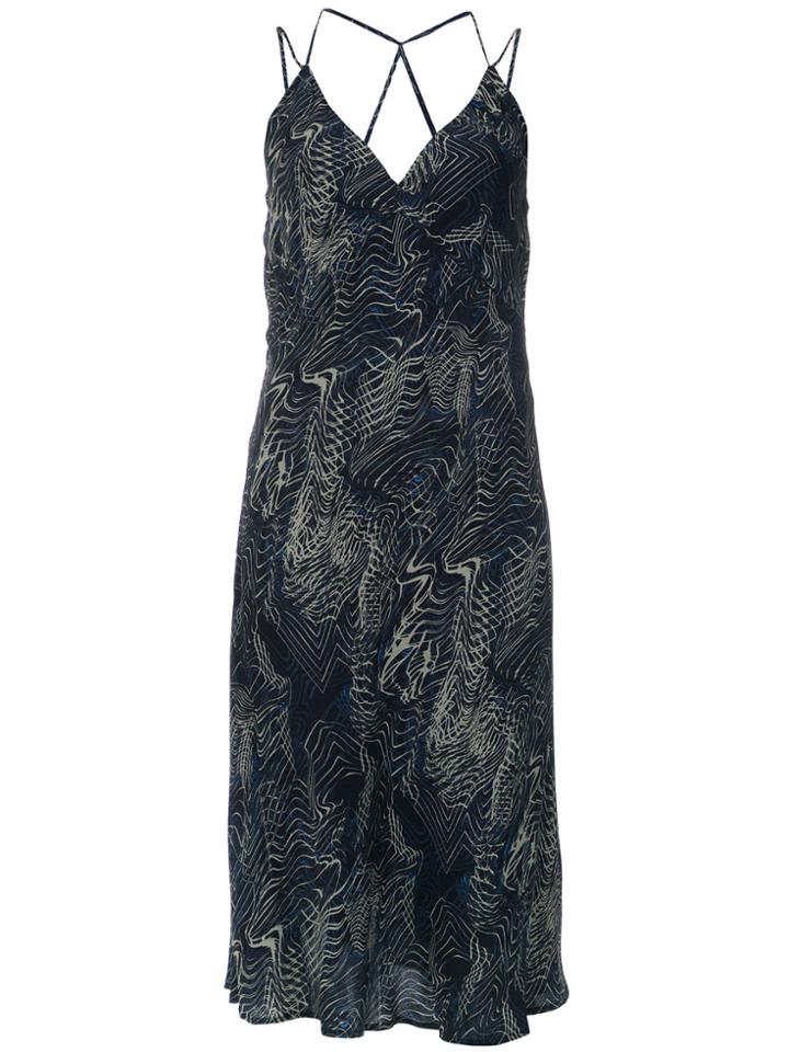 Tufi Duek Abstract Print Dress - Black