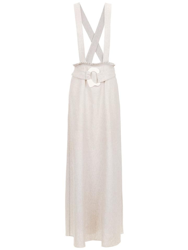 Adriana Degreas Alça Marfim Salopette - Grey