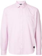 Edwin Pocket Button Shirt - Pink & Purple