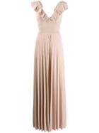 So Allure Lurex Wide Leg Jumpsuit - Neutrals