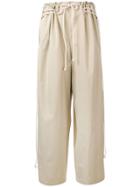 Ambush Wide-leg Flared Trousers - Neutrals