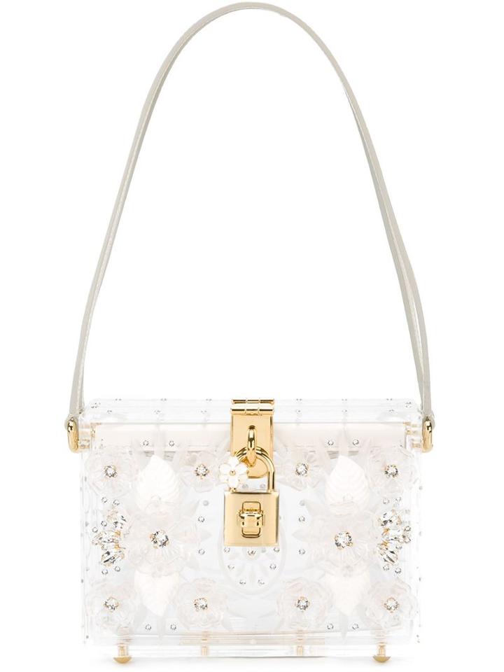 Dolce & Gabbana 'dolce' Box Shoulder Bag, Women's, Nude/neutrals
