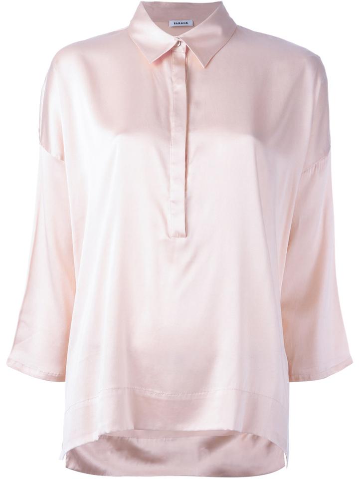P.a.r.o.s.h. Safira Shirt, Pink/purple, Silk/spandex/elastane