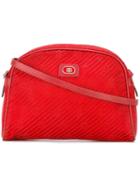 Emilio Pucci Pre-owned Logo Plaque Half Moon Bag - Red