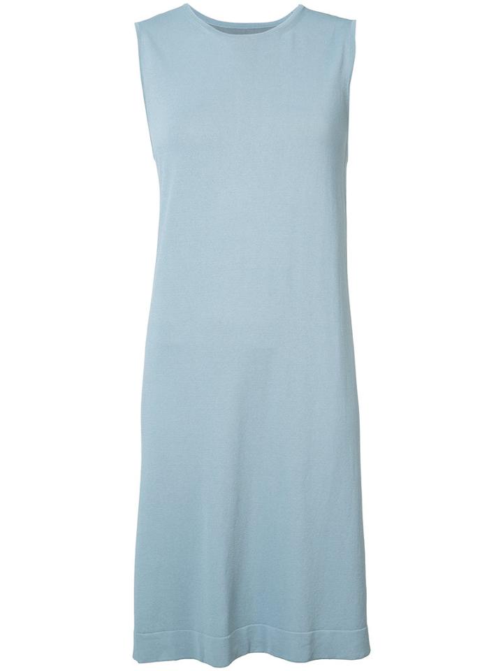 Maison Margiela - Back Band Tank Dress - Women - Polyester/viscose - M, Blue, Polyester/viscose
