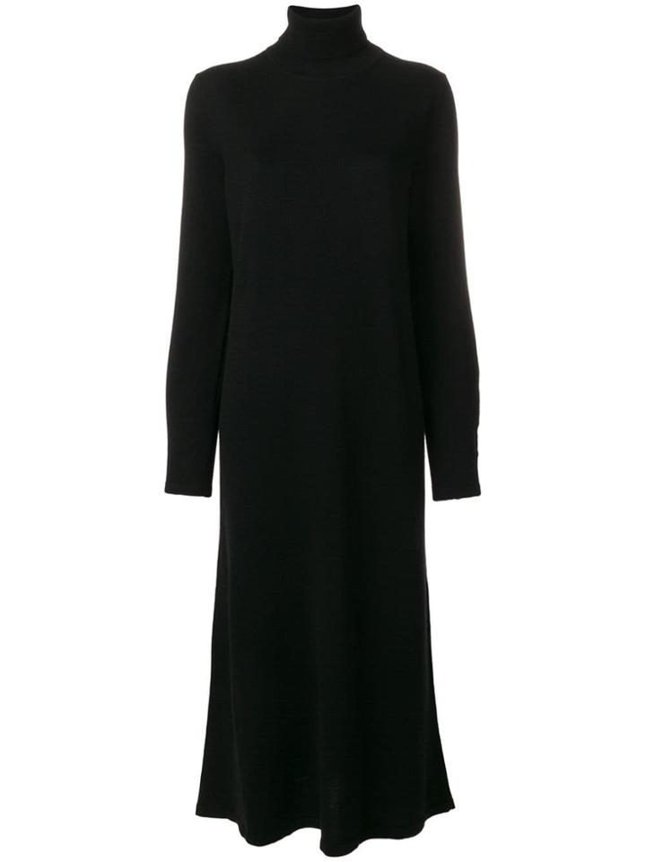 Lamberto Losani Turtleneck Dress - Black