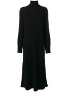 Lamberto Losani Turtleneck Dress - Black