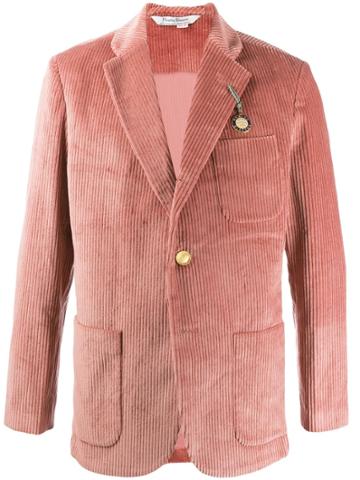 Rowing Blazers Single Breasted Corduroy Blazer - Pink
