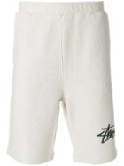 Stussy Textured Logo Shorts - Nude & Neutrals