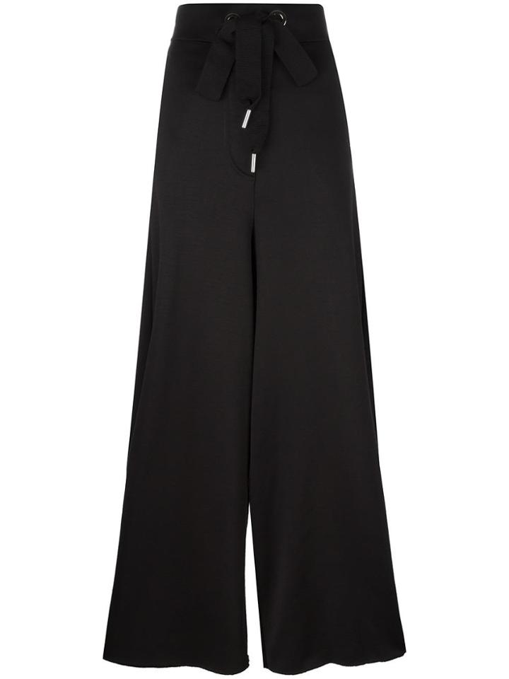 Rejina Pyo Beatrice Wide Leg Velvet Trousers - Pink & Purple
