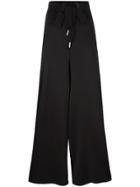 Rejina Pyo Beatrice Wide Leg Velvet Trousers - Pink & Purple