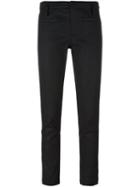 Haider Ackermann 'bayard' Trousers, Women's, Size: 36, Black, Cotton/linen/flax/spandex/elastane/leather