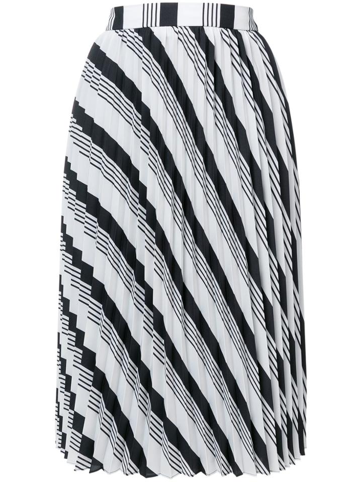 Balenciaga Sunray Pleated Skirt - Black