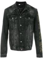 Philipp Plein Snake And Lion Denim Jacket - Grey
