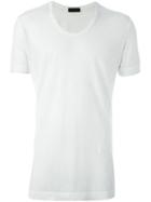 Diesel Black Gold Scoop Neck T-shirt, Men's, Size: Small, Grey, Cotton