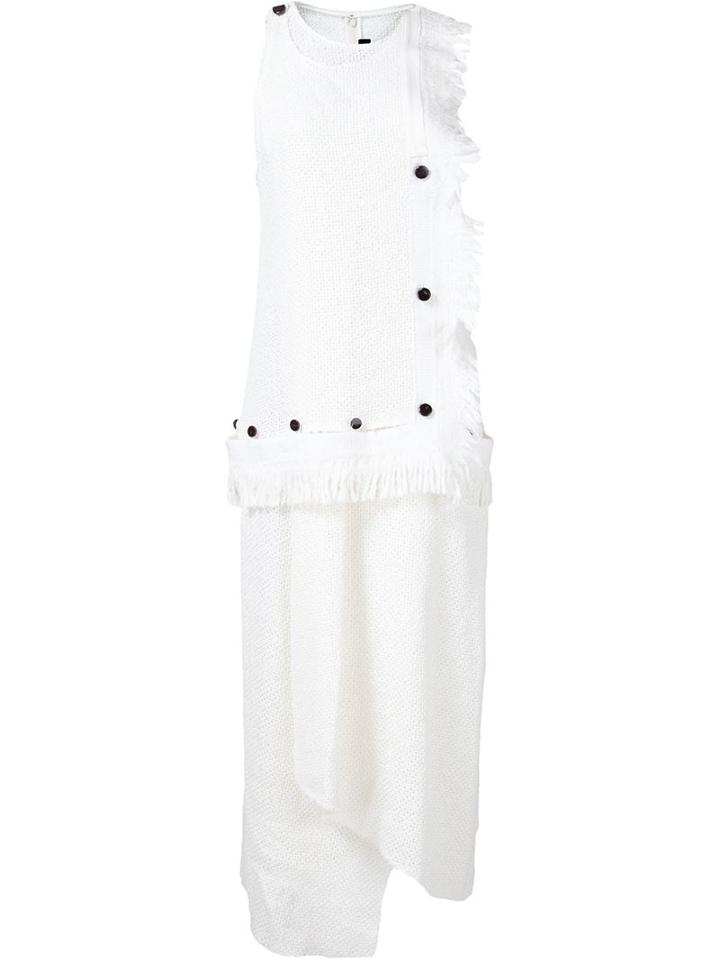 Proenza Schouler Asymmetric Woven Dress