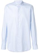 Finamore 1925 Napoli Milano Houndstooth Print Shirt - Blue