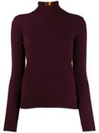 Paul Smith Funnel Neck Jumper - Red
