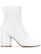 Maison Margiela Leather Tabi Boots - White