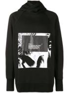 Julius Graphic Printed Hoody - Black