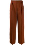 Erika Cavallini Wide-leg Trousers - Brown