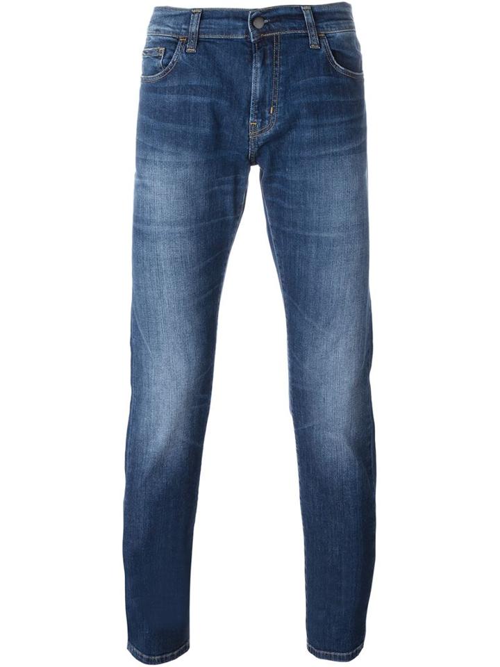 Carhartt Slim-fit Jeans, Men's, Size: 29, Blue, Cotton/spandex/elastane/polyester