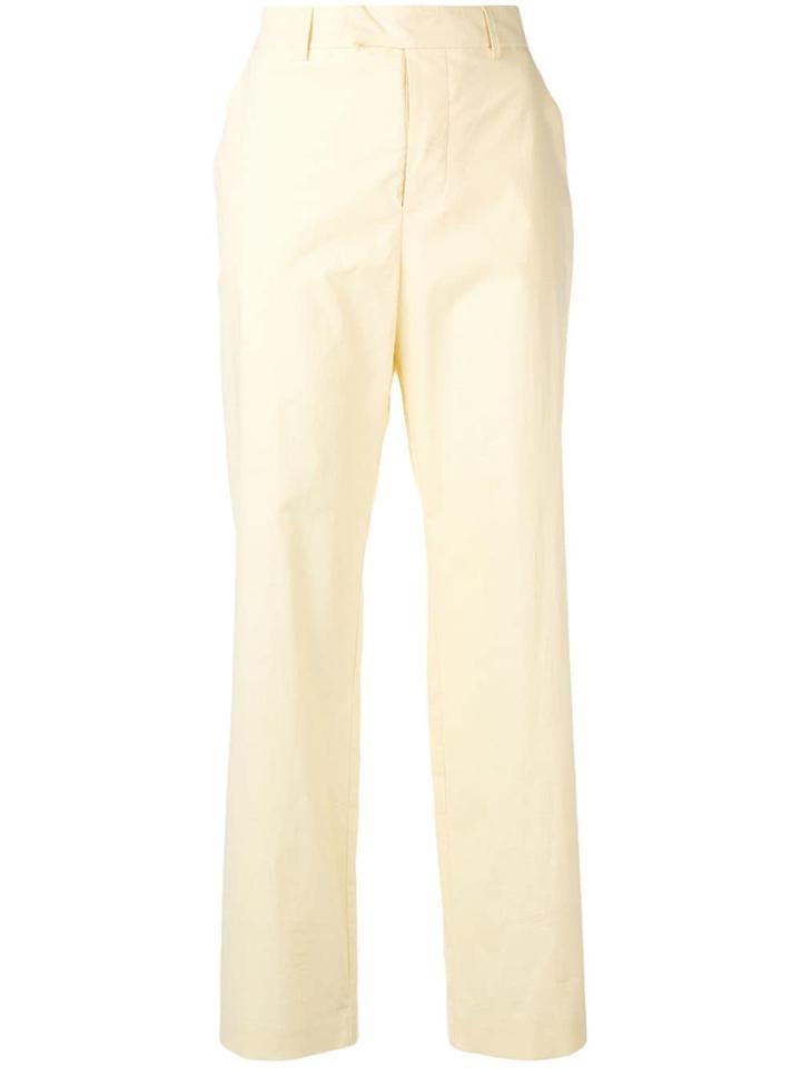Zadig & Voltaire Peter Straight-leg Trousers - Yellow