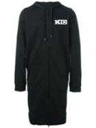 Ktz Long Zipped Hoodie, Adult Unisex, Size: S, Black, Cotton